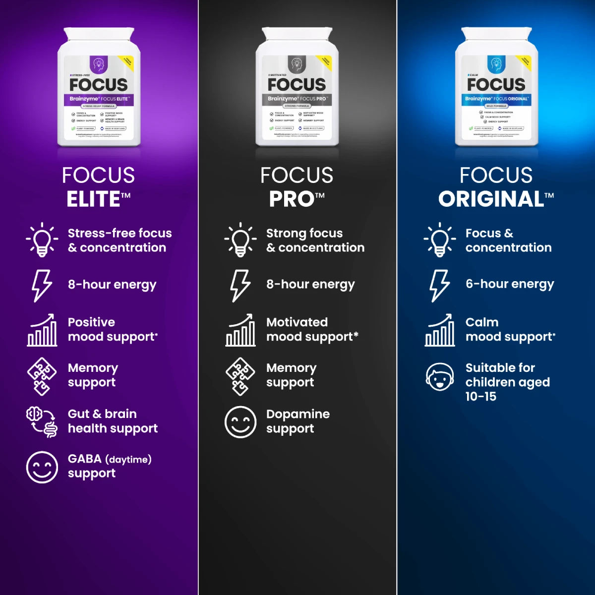 Brainzyme® FOCUS™ Starter Bundle.