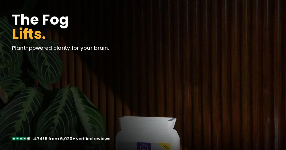 Brain fog supplements — FOCUS ELITE and FOCUS PRO by Brainzyme, plant-powered and made in Scotland