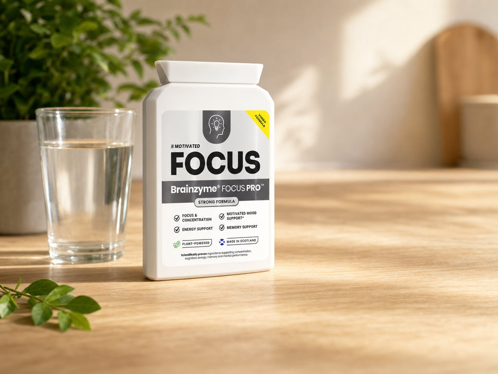 FOCUS PRO in warm morning light — finish your first Brainzyme order